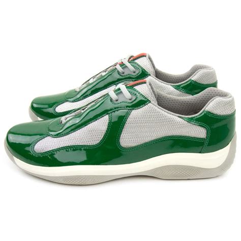 prada green shoes|prada america cup green.